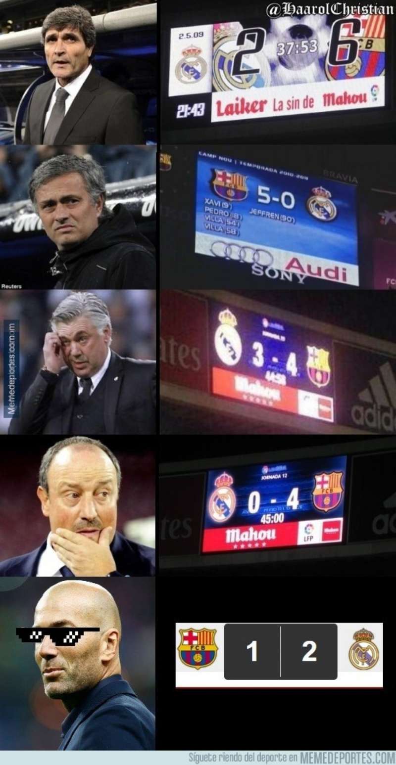 Fans React Best Memes After Real Madrid Beat Barcelona In The El