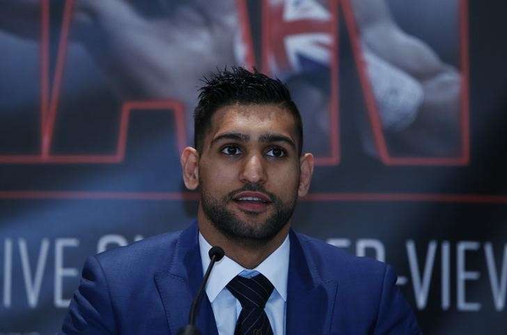 amir khan boxer laughing