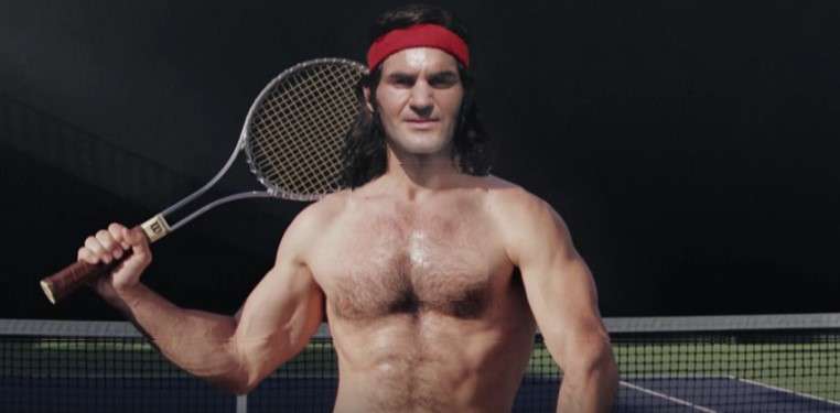 Roger Federer Does His Best Andre Agassi And John Mcenroe
