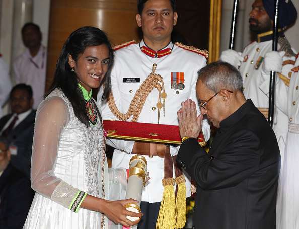 Image result for p v sindhu padmasree