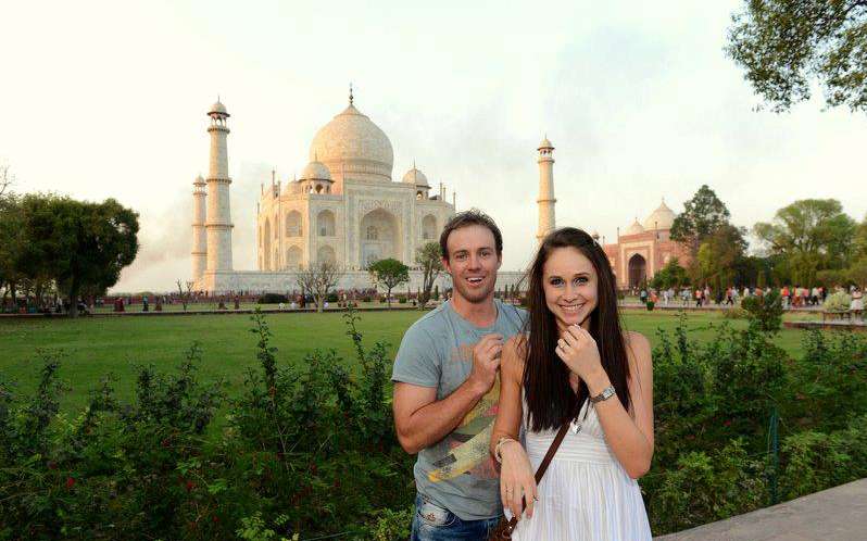Image result for de villiers proposes to wife