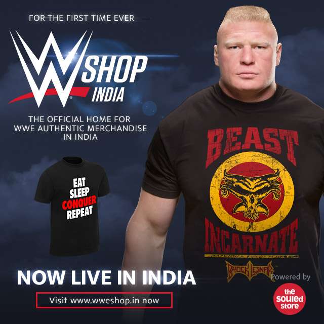 WWE Shop launches in India