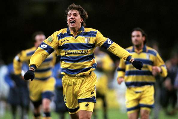 Resultado de imagen para hernan crespo parma 1998