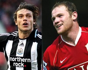 Andy Caroll vs Wayne Rooney Andy Caroll vs Wayne Rooney