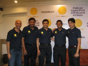 Olympic Gold Quest Team with the likes of Viren Rasquinha, Leander Paes and Geet Sethi Olympic Gold Quest Team with the likes of Viren Rasquinha, Leander Paes and Geet Sethi